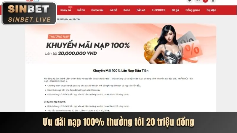 Chương trình hoàn trả tiền cược 5699win